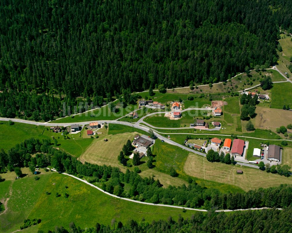 Luftbild Nonnenmiß - Dorf - Ansicht am Rande von Waldgebieten in Nonnenmiß im Bundesland Baden-Württemberg, Deutschland