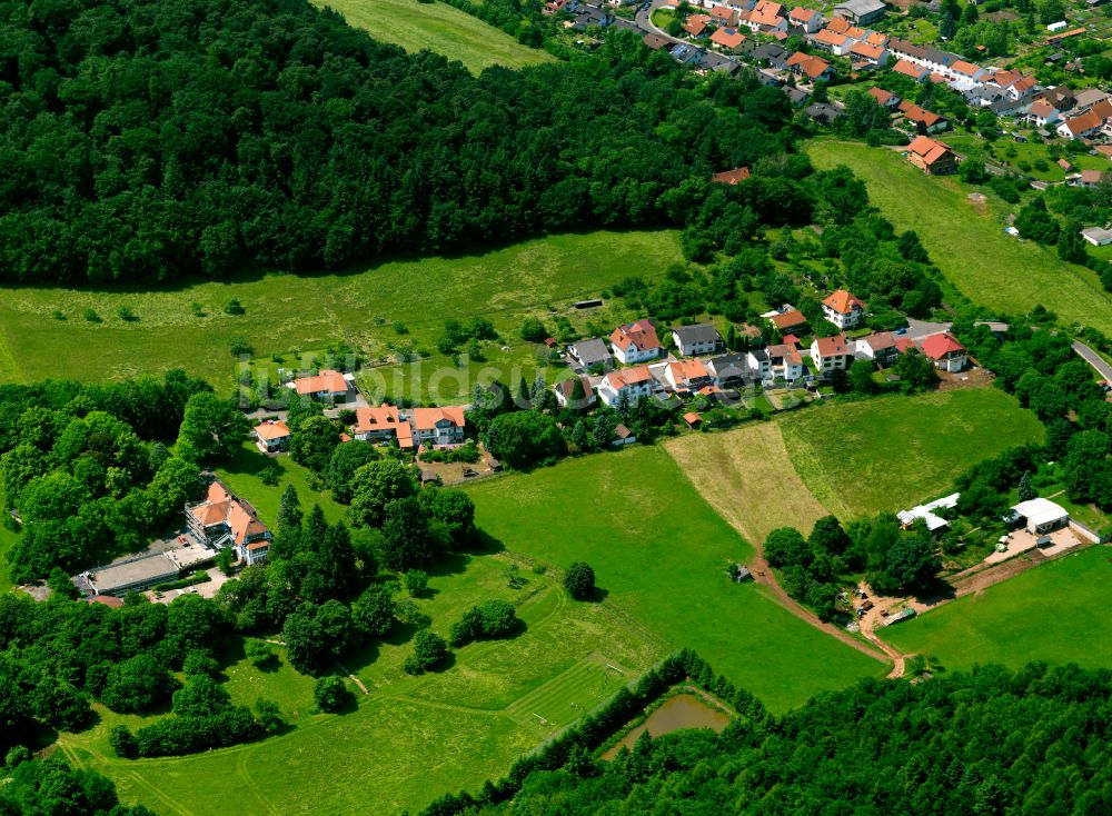 Luftaufnahme Ramsen - Dorf - Ansicht am Rande von Waldgebieten in Ramsen im Bundesland Rheinland-Pfalz, Deutschland