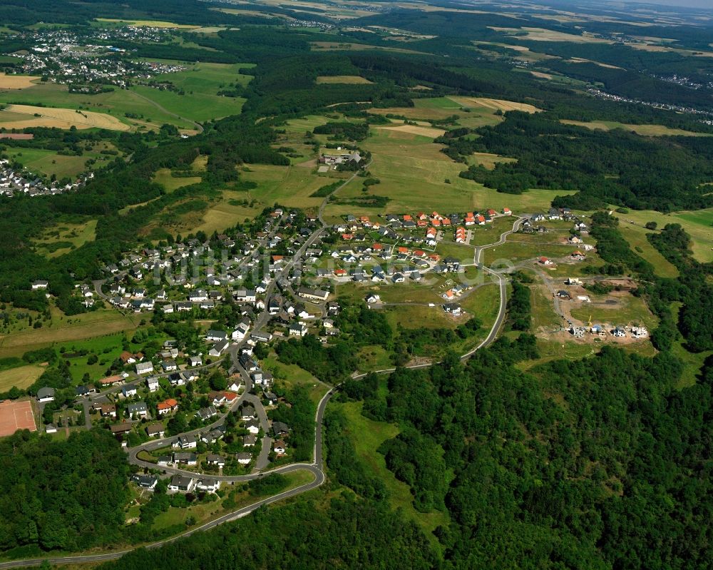 Luftbild Regulshausen - Dorf - Ansicht am Rande Waldgebieten in Regulshausen im Bundesland Rheinland-Pfalz, Deutschland