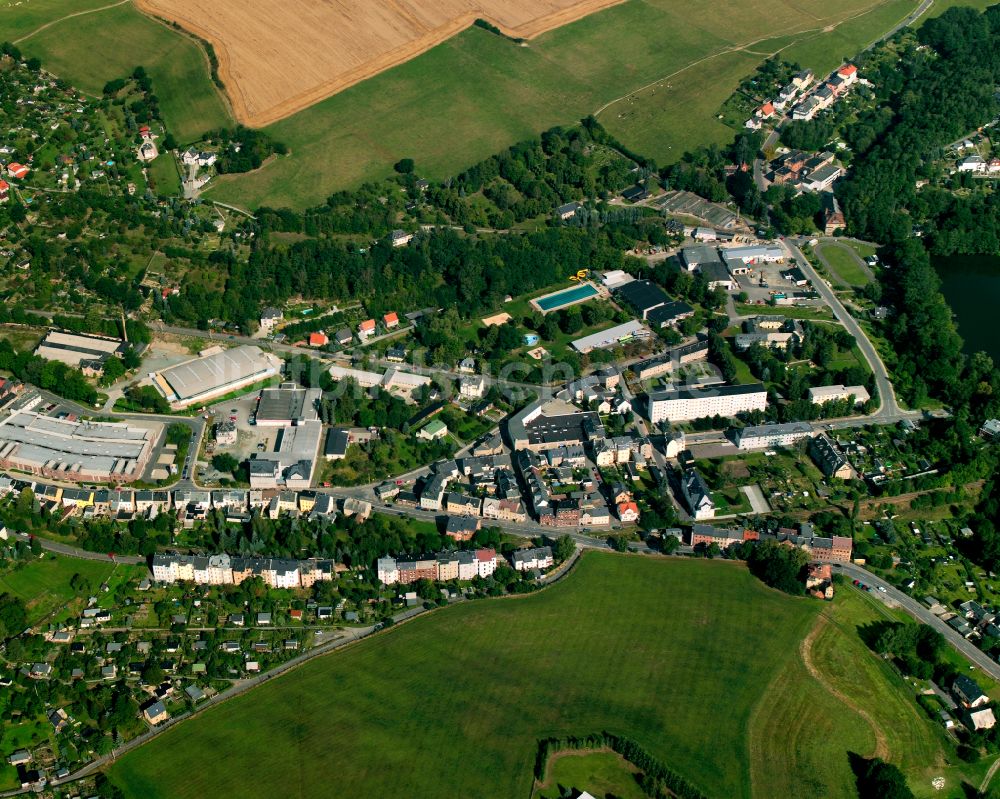 Sankt Adelheid von oben - Dorf - Ansicht am Rande von Waldgebieten in Sankt Adelheid im Bundesland Thüringen, Deutschland