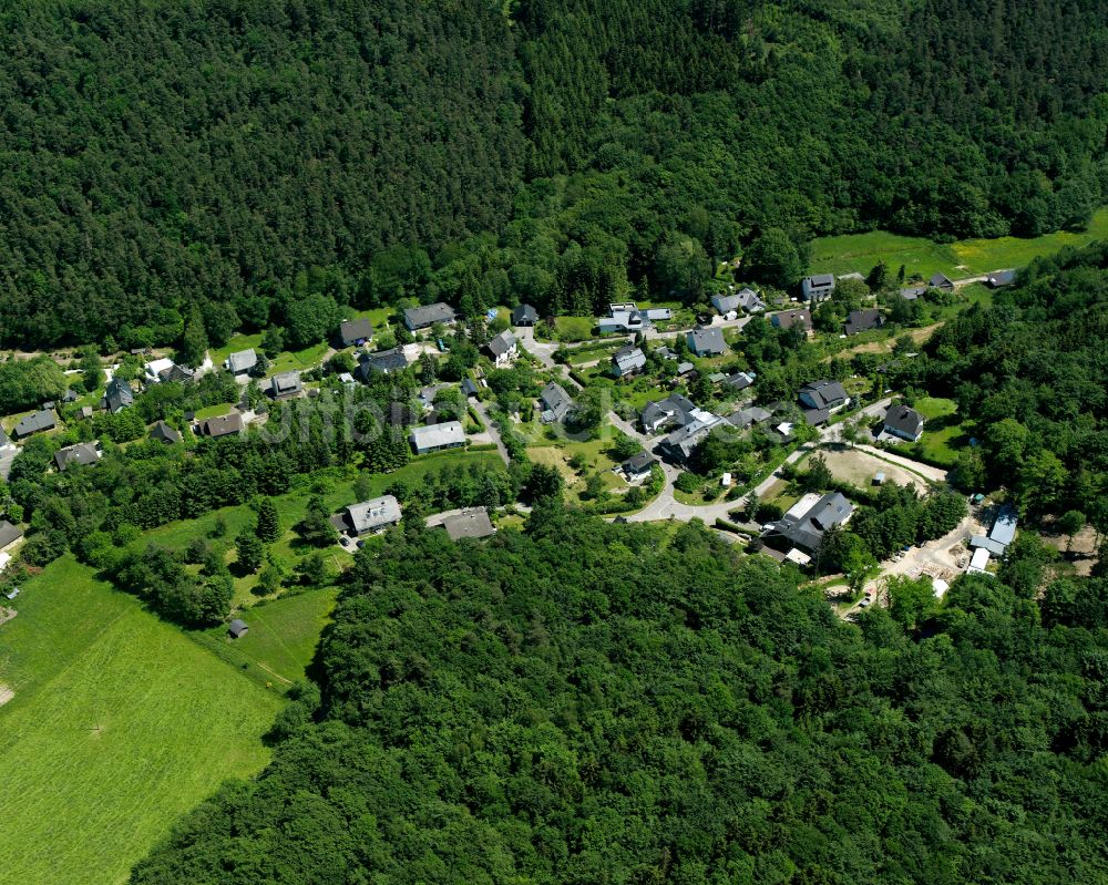 Luftbild Schnellbach - Dorf - Ansicht am Rande von Waldgebieten in Schnellbach im Bundesland Rheinland-Pfalz, Deutschland