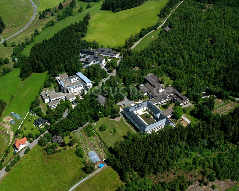 Luftbild Selbitz - Dorf - Ansicht am Rande von Waldgebieten in Selbitz im Bundesland Bayern, Deutschland
