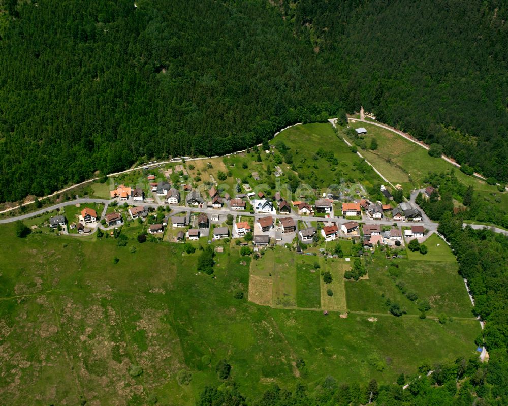 Sprollenhaus aus der Vogelperspektive: Dorf - Ansicht am Rande von Waldgebieten in Sprollenhaus im Bundesland Baden-Württemberg, Deutschland
