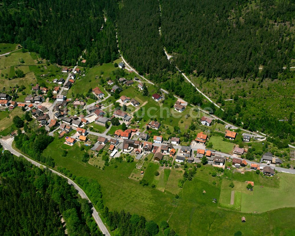Luftbild Sprollenhaus - Dorf - Ansicht am Rande von Waldgebieten in Sprollenhaus im Bundesland Baden-Württemberg, Deutschland