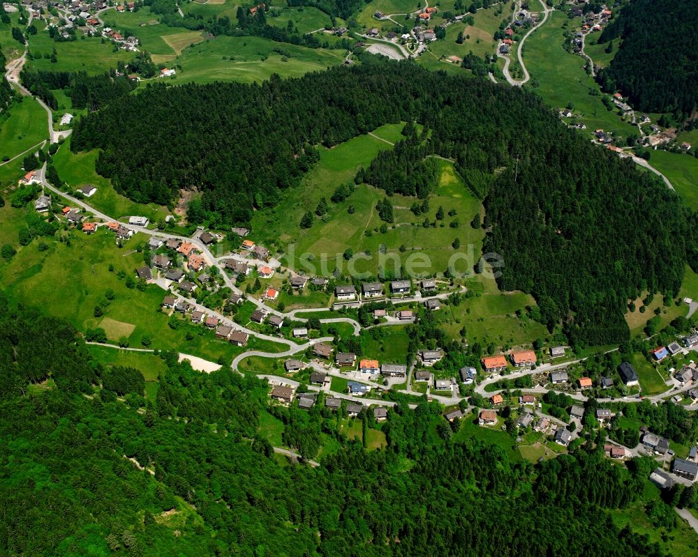 Luftaufnahme Todtmoos - Dorf - Ansicht am Rande Waldgebieten in Todtmoos im Bundesland Baden-Württemberg, Deutschland
