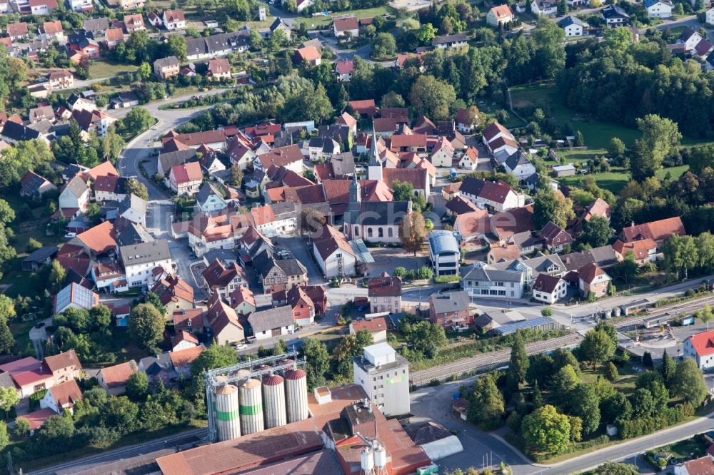 Luftaufnahme Rosenberg - Dorf - Ansicht in Rosenberg im Bundesland Baden-Württemberg, Deutschland