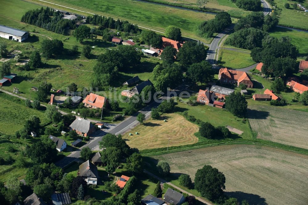Luftbild Rosien - Dorf - Ansicht von Rosien im Bundesland Niedersachsen