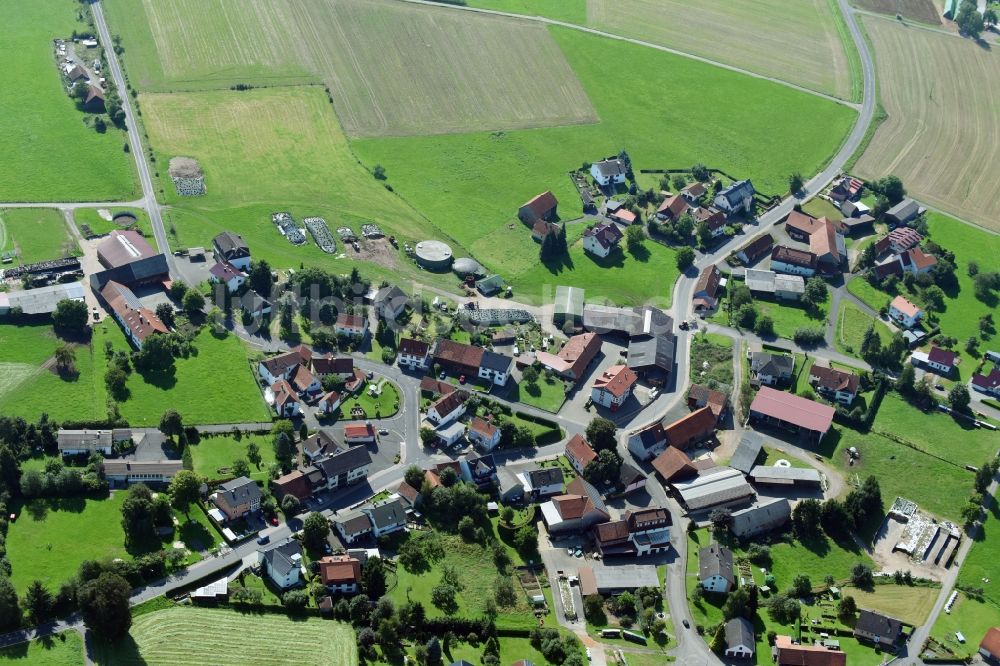 Luftbild Sarrod - Dorf - Ansicht in Sarrod im Bundesland Hessen, Deutschland