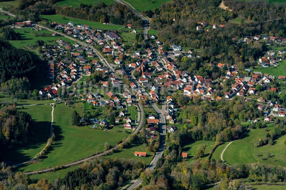 Schlatt von oben - Dorf - Ansicht in Schlatt im Bundesland Baden-Württemberg, Deutschland
