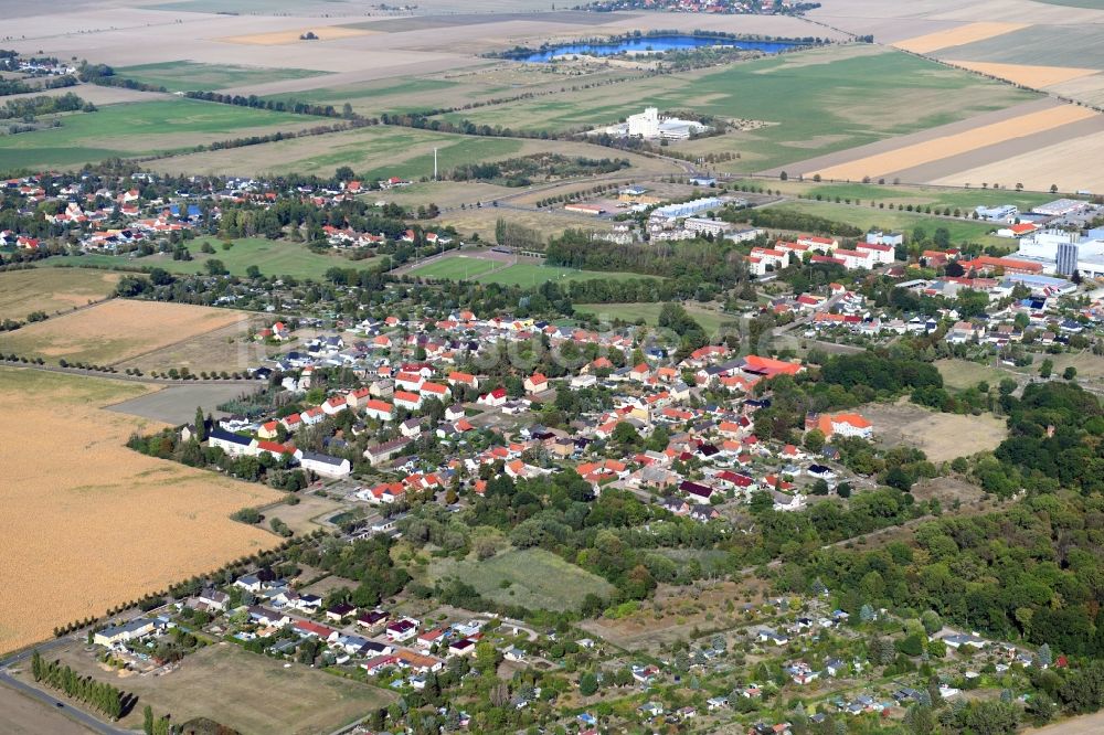 Luftbild Schortewitz - Dorf - Ansicht in Schortewitz im Bundesland Sachsen-Anhalt, Deutschland