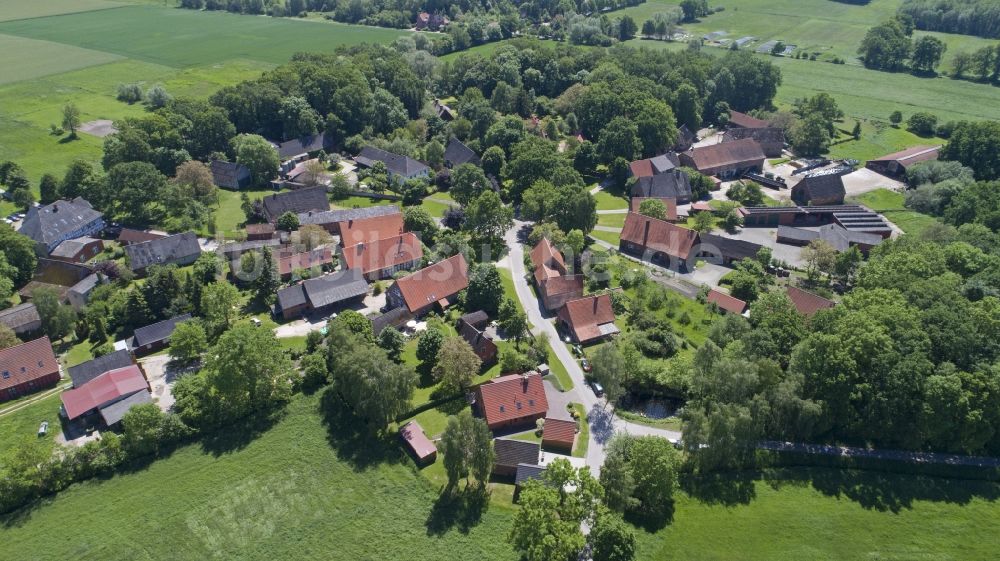 Schreyahn aus der Vogelperspektive: Dorf - Ansicht in Schreyahn im Bundesland Niedersachsen, Deutschland