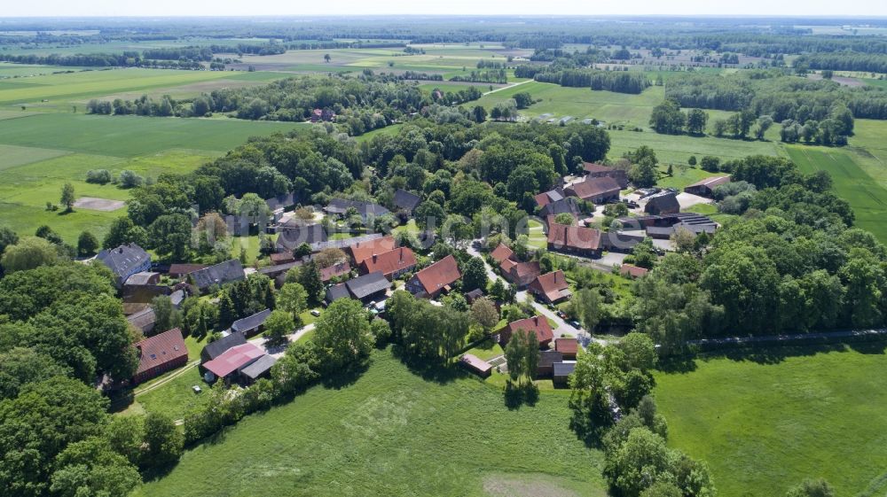 Luftbild Schreyahn - Dorf - Ansicht in Schreyahn im Bundesland Niedersachsen, Deutschland
