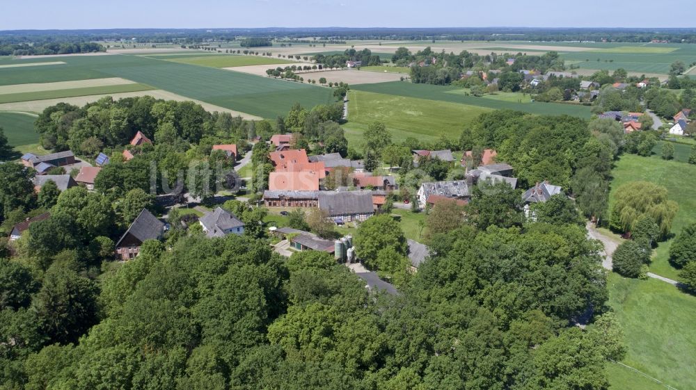Schreyahn aus der Vogelperspektive: Dorf - Ansicht in Schreyahn im Bundesland Niedersachsen, Deutschland