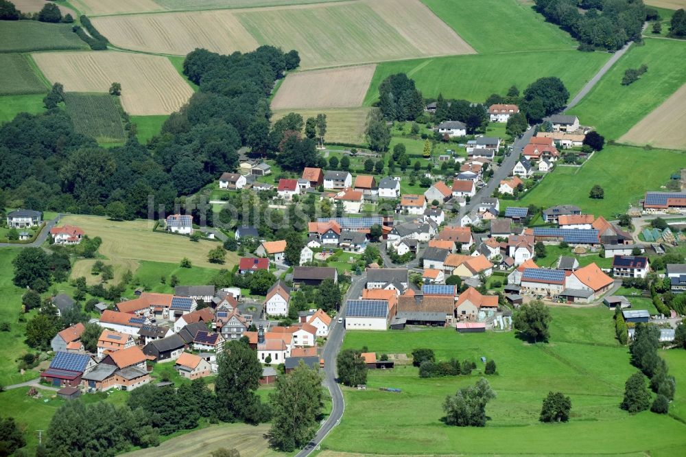 Luftbild Schwabenrod - Dorf - Ansicht in Schwabenrod im Bundesland Hessen, Deutschland