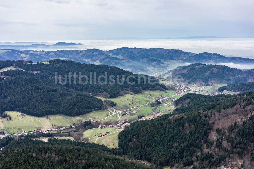 Seebach von oben - Dorf - Ansicht von Seebach im Bundesland Baden-Württemberg