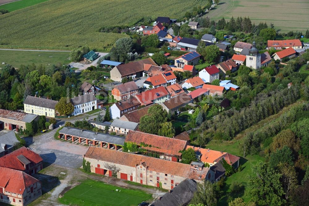 Seggerde aus der Vogelperspektive: Dorf - Ansicht in Seggerde im Bundesland Sachsen-Anhalt, Deutschland