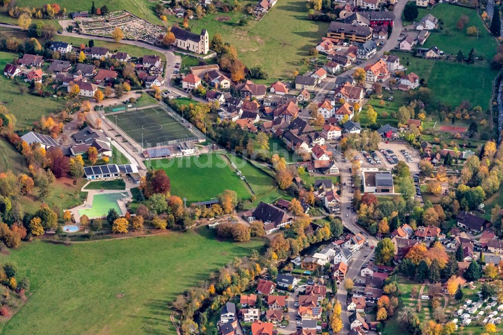 Luftbild Simonswald - Dorf - Ansicht in Simonswald im Bundesland Baden-Württemberg, Deutschland