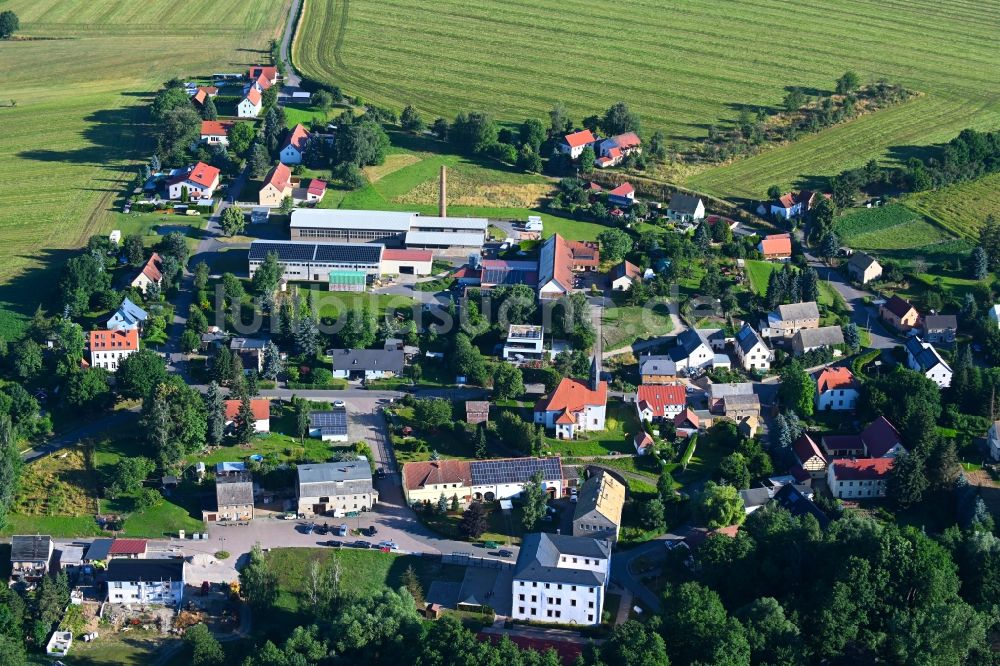 Sitten von oben - Dorf - Ansicht in Sitten im Bundesland Sachsen, Deutschland