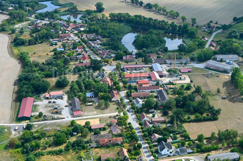 Luftbild Stöffin - Dorf - Ansicht in Stöffin im Bundesland Brandenburg, Deutschland