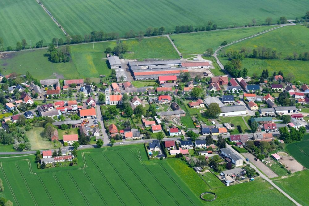 Luftbild Tarmow - Dorf - Ansicht in Tarmow im Bundesland Brandenburg, Deutschland