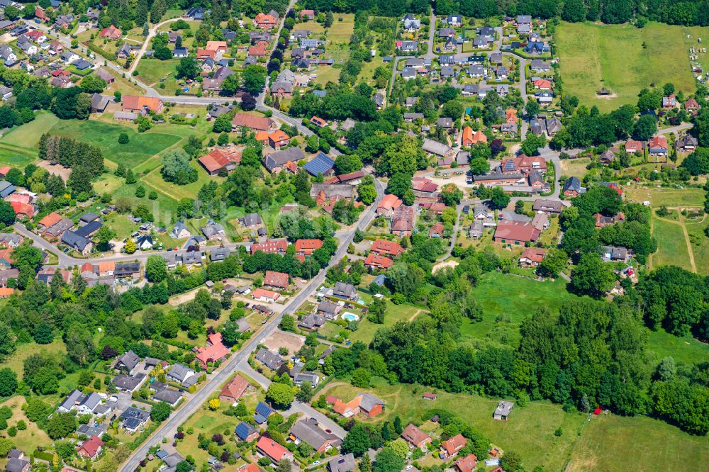 Luftbild Toppenstedt - Dorf - Ansicht in Toppenstedt im Bundesland Niedersachsen, Deutschland