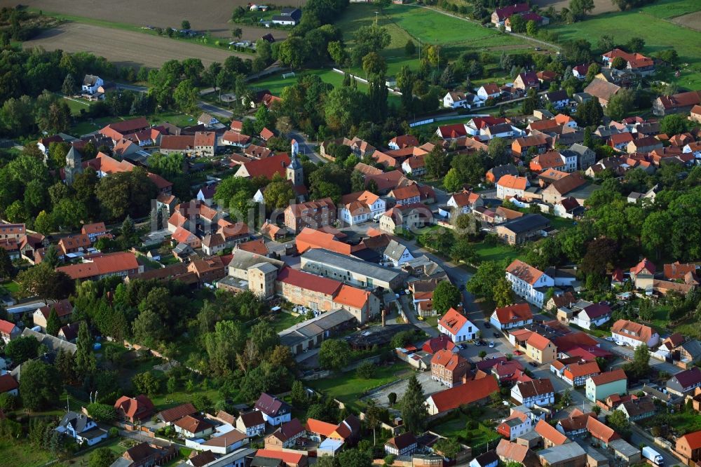 Luftaufnahme Ummendorf - Dorf - Ansicht in Ummendorf im Bundesland Sachsen-Anhalt, Deutschland