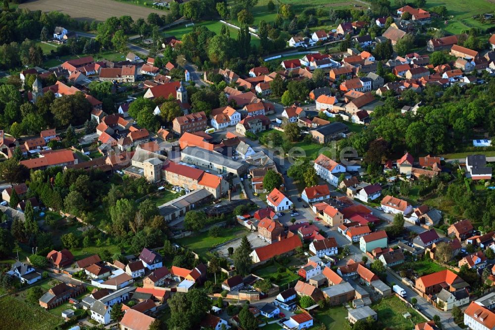 Ummendorf von oben - Dorf - Ansicht in Ummendorf im Bundesland Sachsen-Anhalt, Deutschland