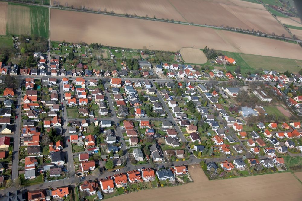 Luftbild Undenheim - Dorf - Ansicht in Undenheim im Bundesland Rheinland-Pfalz