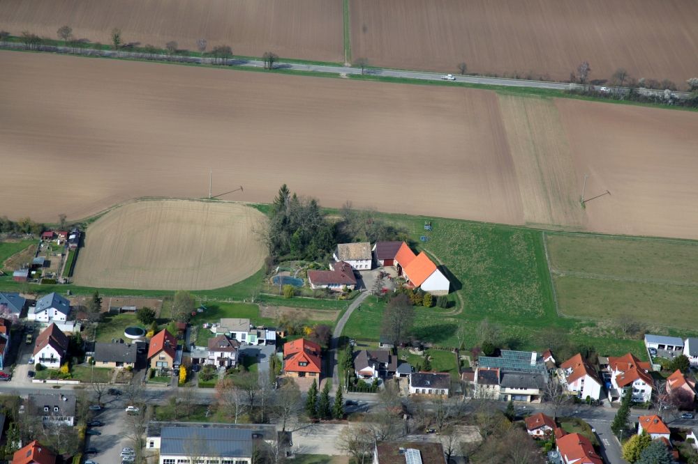 Undenheim von oben - Dorf - Ansicht in Undenheim im Bundesland Rheinland-Pfalz