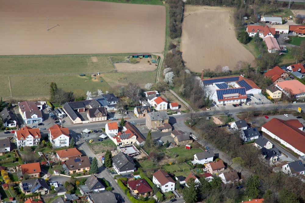 Undenheim aus der Vogelperspektive: Dorf - Ansicht in Undenheim im Bundesland Rheinland-Pfalz