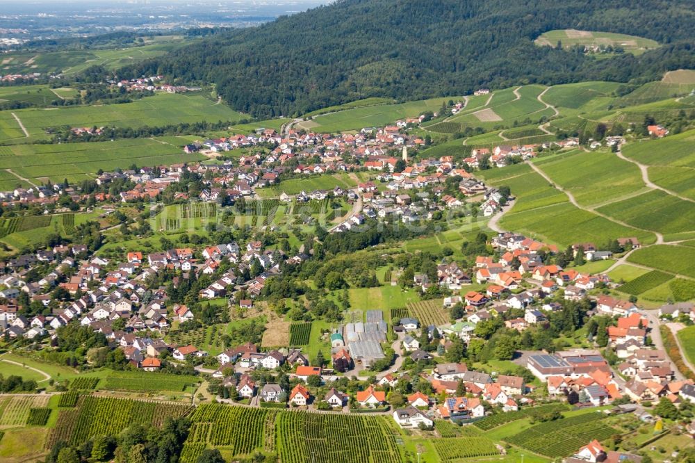 Luftaufnahme Varnhalt - Dorf - Ansicht in Varnhalt im Bundesland Baden-Württemberg, Deutschland