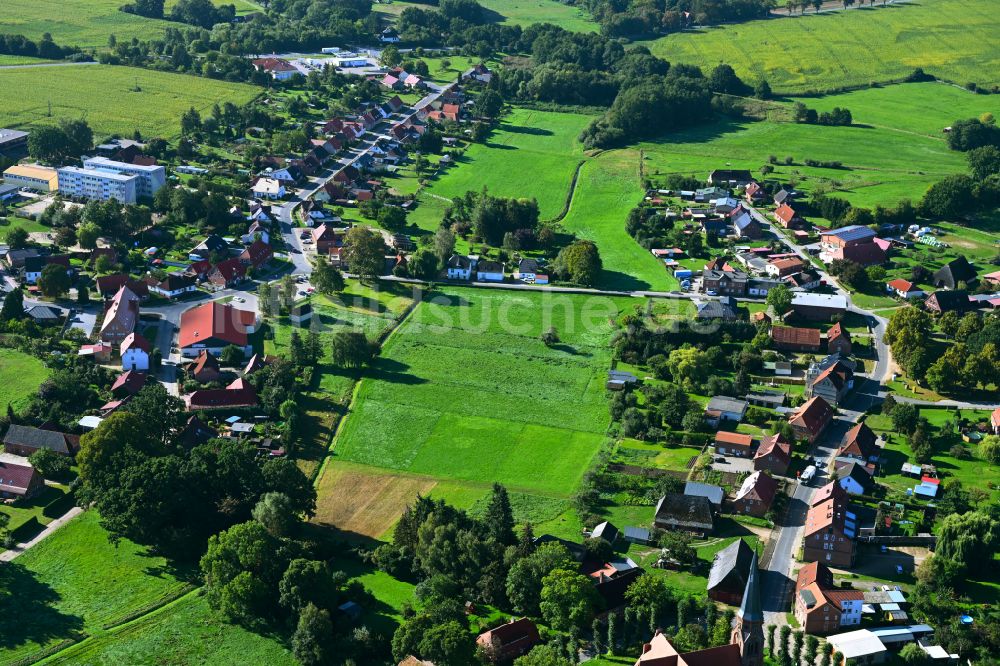 Luftbild Vellahn - Dorf - Ansicht von Vellahn im Bundesland Mecklenburg-Vorpommern
