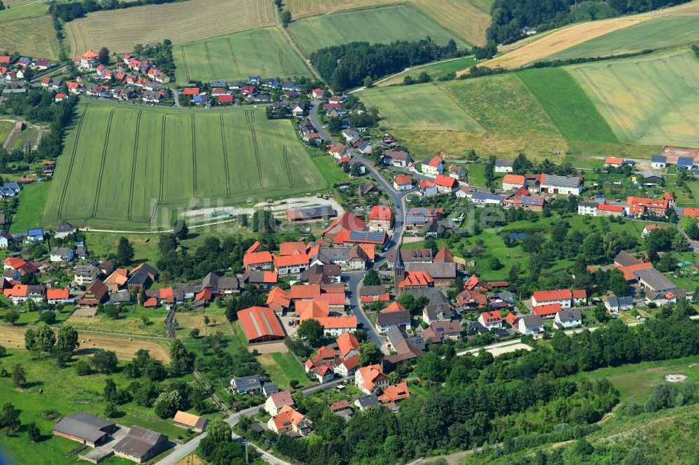 Vogelbeck von oben - Dorf - Ansicht in Vogelbeck im Bundesland Niedersachsen, Deutschland