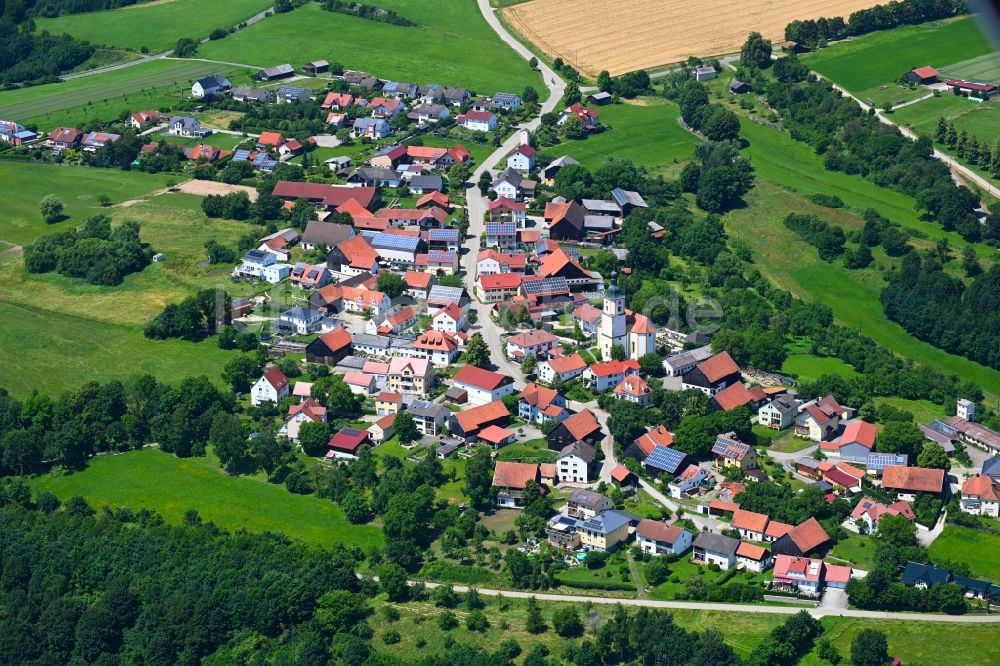 Luftbild Waltersberg - Dorf - Ansicht in Waltersberg im Bundesland Bayern, Deutschland