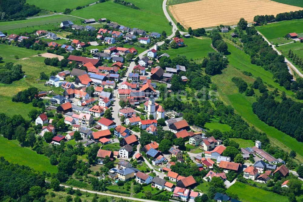 Luftaufnahme Waltersberg - Dorf - Ansicht in Waltersberg im Bundesland Bayern, Deutschland