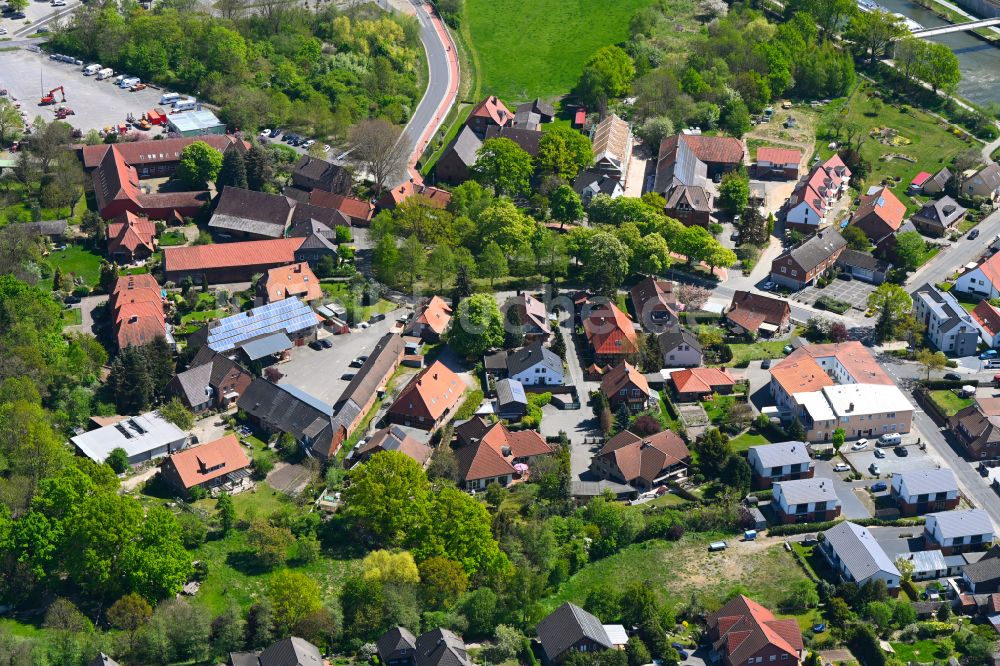 Warmenau aus der Vogelperspektive: Dorf - Ansicht in Warmenau im Bundesland Niedersachsen, Deutschland
