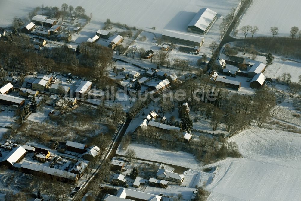 Altlandsberg aus der Vogelperspektive: Dorf - Ansicht von Wegendorf im Bundesland Brandenburg