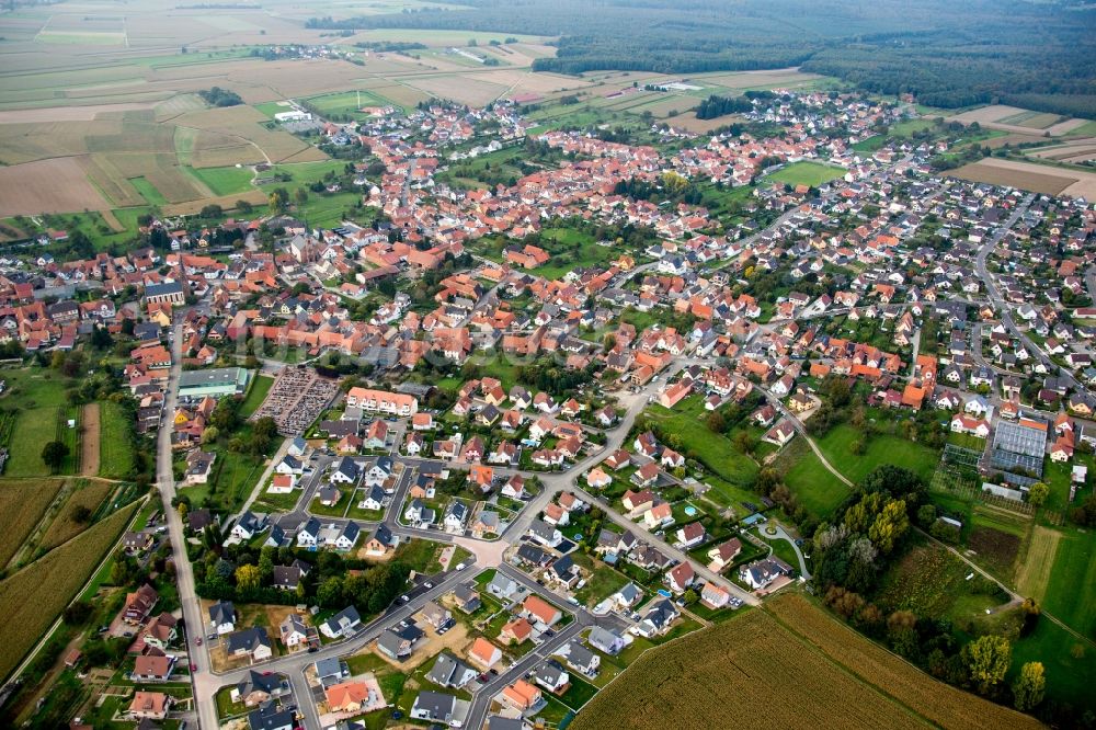 Luftbild Weitbruch - Dorf - Ansicht in Weitbruch in Grand Est, Frankreich