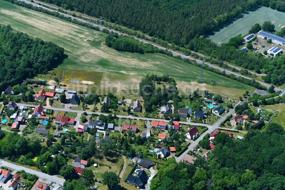Luftbild Weteritz - Dorf - Ansicht in Weteritz im Bundesland Sachsen-Anhalt, Deutschland