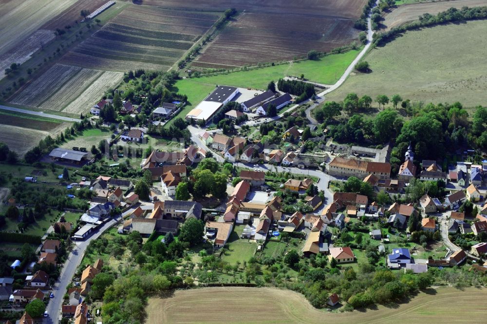 Luftaufnahme Wickerode - Dorf - Ansicht in Wickerode im Bundesland Sachsen-Anhalt, Deutschland