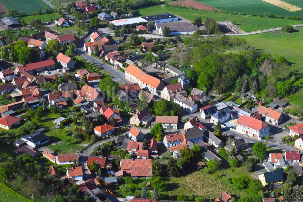 Luftbild Wickerode - Dorf - Ansicht in Wickerode im Bundesland Sachsen-Anhalt, Deutschland