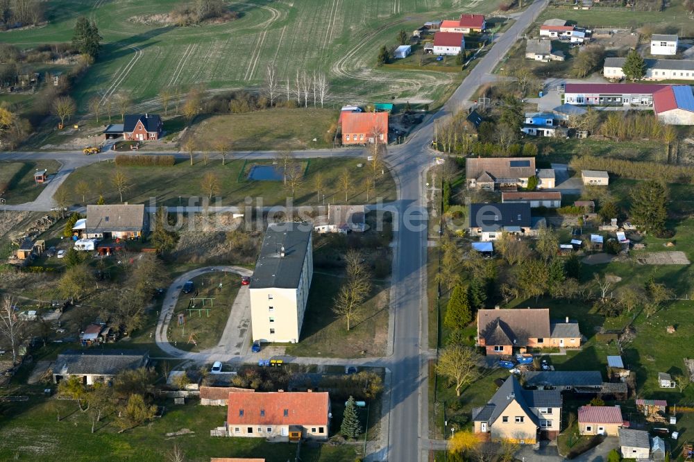 Wittstock aus der Vogelperspektive: Dorf - Ansicht in Wittstock im Bundesland Brandenburg, Deutschland