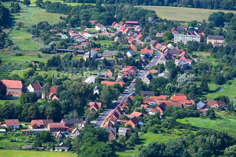 Wredenhagen aus der Vogelperspektive: Dorf - Ansicht in Wredenhagen im Bundesland Mecklenburg-Vorpommern, Deutschland