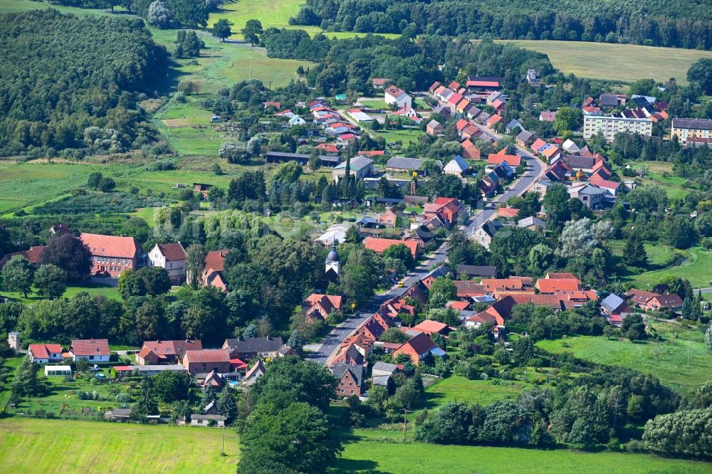 Luftbild Wredenhagen - Dorf - Ansicht in Wredenhagen im Bundesland Mecklenburg-Vorpommern, Deutschland