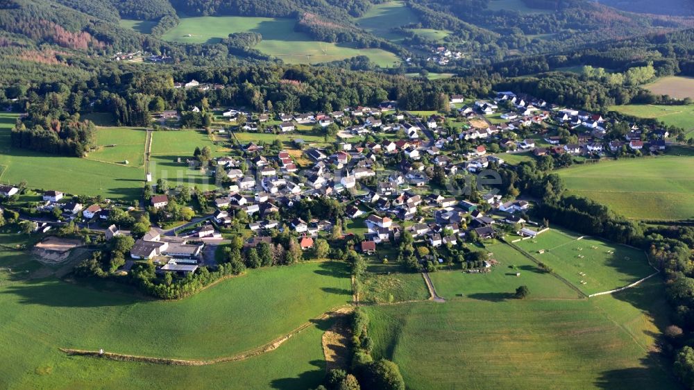 Luftaufnahme Breitscheid - Dorf Breitscheid im Bundesland Rheinland-Pfalz, Deutschland