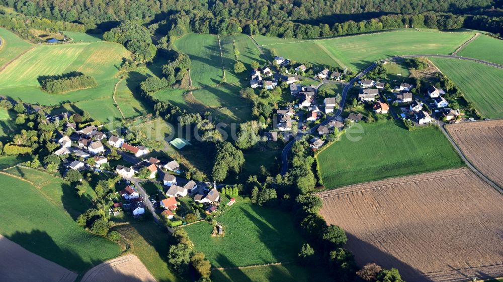 Breitscheid von oben - Dorf Dasbach bei Breitscheid im Bundesland Rheinland-Pfalz, Deutschland