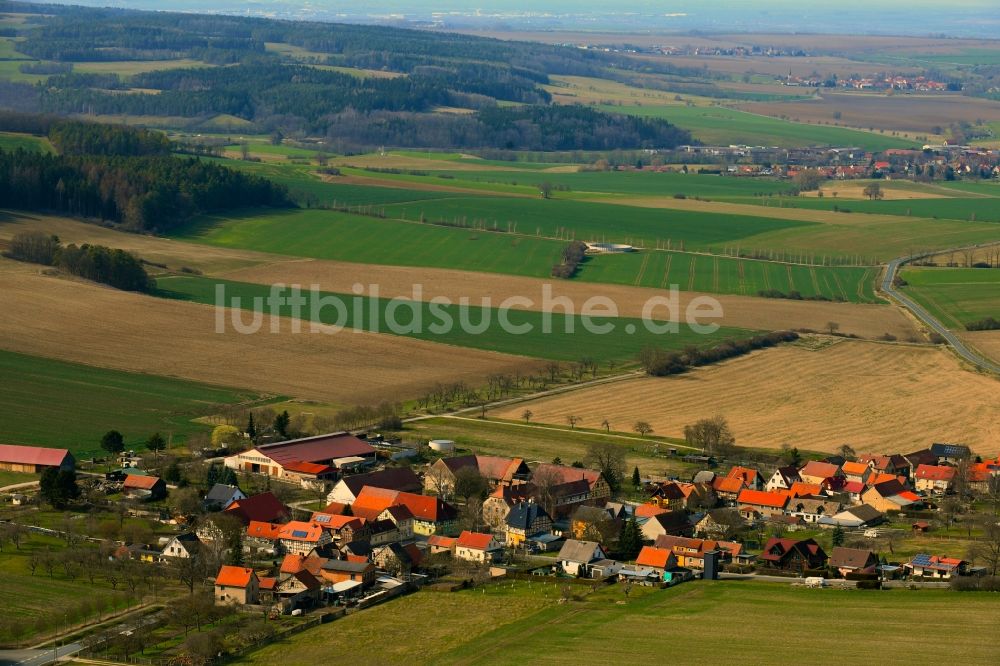 Luftbild Breitenheerda - Dorfansicht von Breitenheerda im Bundesland Thüringen, Deutschland