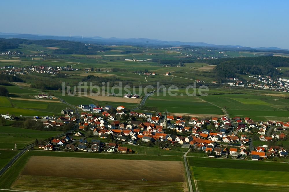 Luftbild Thalau - Dorfansicht der Gemeinde Thalau im Bundesland Hessen, Deutschland