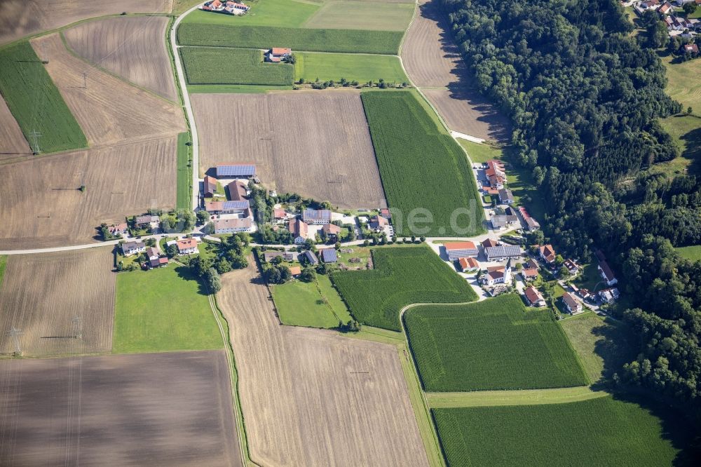 Luftbild Thal - Dorfansicht der lädlichen Gemeinde Thal im Bundesland Bayern, Deutschland