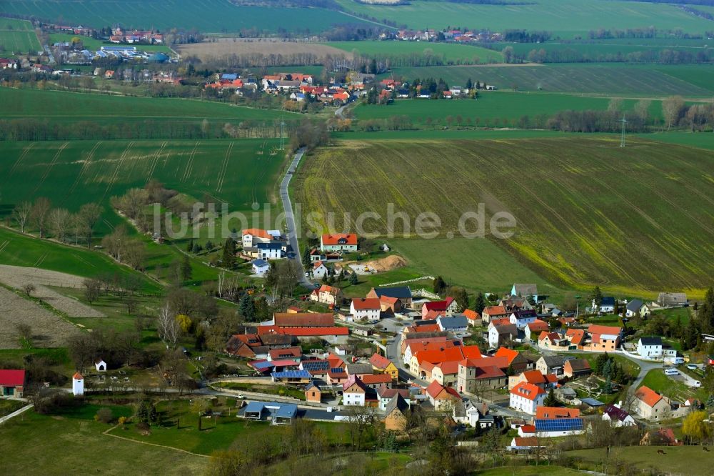Luftbild Rehehausen - Dorfansicht von Rehehausen im Bundesland Sachsen-Anhalt, Deutschland